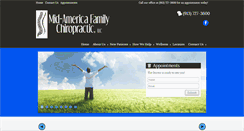 Desktop Screenshot of midamericachiropractic.com